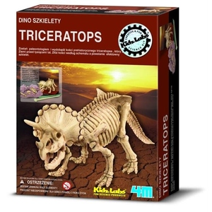 Triceratops Wykopaliska - Model Dinozaura  do Złożenia 4M