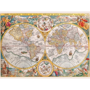 Historyczna Mapa Świata 1500 Elementów - Ravensburger