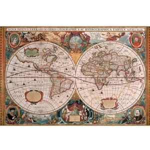 Antyczna Mapa Świata 5000 Elementów - Ravensburger