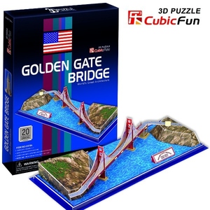 Puzzle 3D Golden Gate Bridge - Cubic Fun