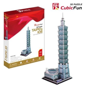 Puzzle 3D Taipei 101 - Cubic Fun