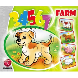 Puzzle 3, 4, 5, 6, 7 Elementów Farma - Maxim