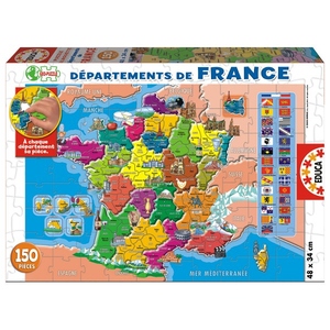 Puzzle 150 El. Departaments La France - Educa