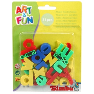 Art&Fun Małe Literki Magnetyczne - Simba