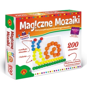 Kreatywność I Edukacja Magiczne Mozaiki 200 El. - Alexander